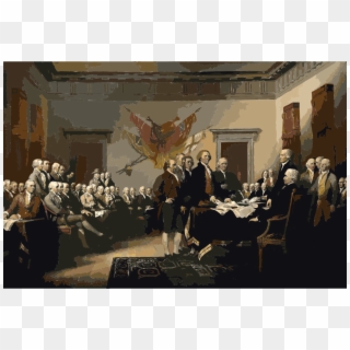 Signing Of The United States Declaration Of Independence - Signing The Declaration Of Independence, July 4th, Clipart