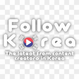 Follow Korea - Graphic Design Clipart