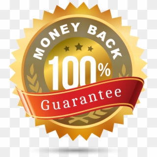 100% Money Back Guarantee - Label Clipart