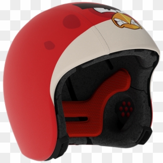 Angry Birds Red Skin - Motorcycle Helmet Clipart