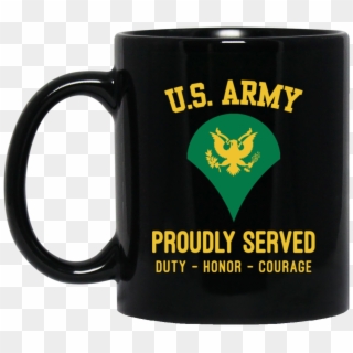 Us Army E-4 Spc E4 Specialist Ranks 11 Oz - You Are Strong As Hulk Clipart