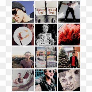 Ashtons Instagram Aesthetic Rap, Instagram, Ashton - Collage Clipart