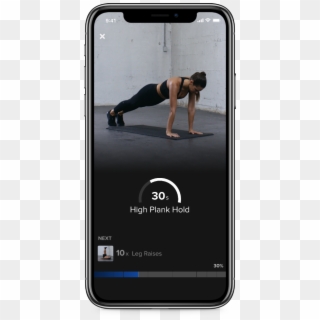 Intratraining-plank Freeletics Interface, The Fitness - Video Fitness App Clipart
