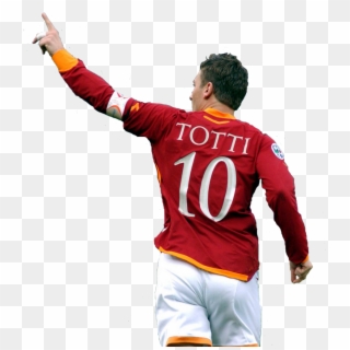 Roma Transparent Image - Francesco Totti Png Clipart
