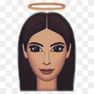 #kimoji #kim #kardashian #kimkardashian #angel #nimb - Emojis Kim Kardashian Png Clipart