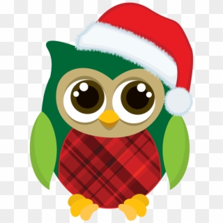 Minus Owl Png, Christmas Clipart, Christmas Owls, Christmas - Christmas Owl Clipart Transparent Png