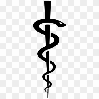 Caduceus Vector Rod - Rod Of Asclepius Png Clipart