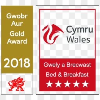 Visit Wales 5 Star Clipart
