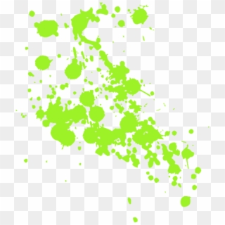 New Splatters Effect - Green Blood Png Clipart