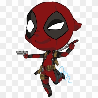 Chibipool Chibi Deadpool Cartoon Clipart 4583643 Pikpng