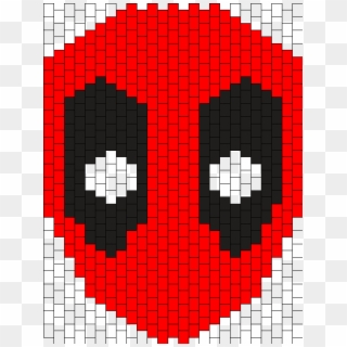 Deadpool Full Face Mask - Kandi Mask Pattern Deadpool Clipart