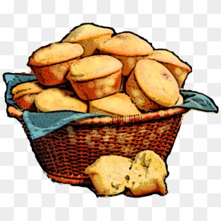 Stuffing Cliparts - Corn Muffins Clip Art - Png Download