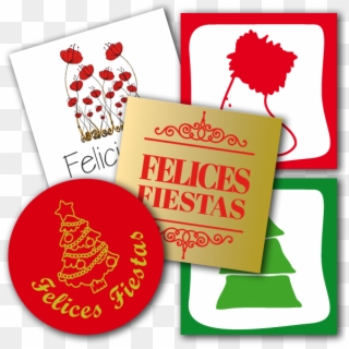 Papel De Regalo Etiquetas De Regalo De Navidad Y Pegatinas - Etiquetas De Felicidades Para Regalos Clipart