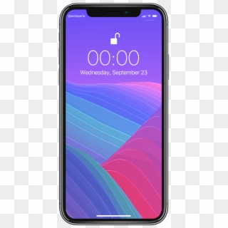 Iphone Lock Screen Png Transparent Background - Iphone X Lock Screen Png Clipart