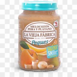 Tarrito De Melocotón, Pera Y Plátano - Convenience Food Clipart