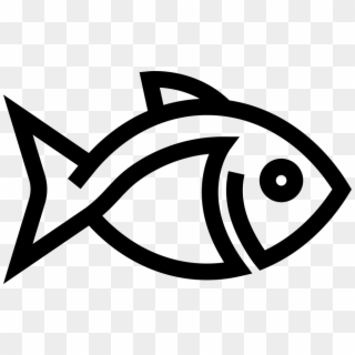 Art Svg Fish Outline - Fish Farming Logo Clipart