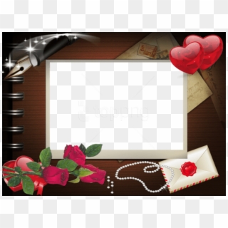 Free Png Art Romantic Png Frame Background Best Stock - Hd Love Photo Frames Clipart