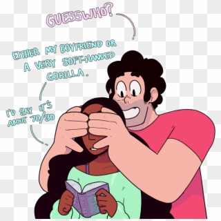 Etther My Boyfriend Or A Very Soft-handed Gorilla - Connie And Steven Clipart