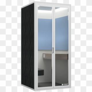 A Modern Sized Phone Booth Accommodating Up To Two - Cupboard Clipart
