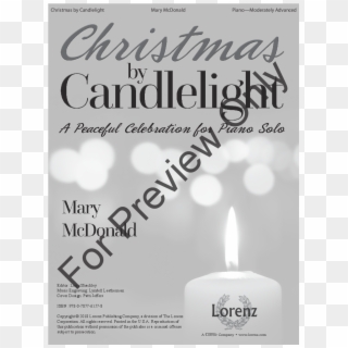 Click To Expand Christmas By Candlelight Thumbnail - Poster Clipart