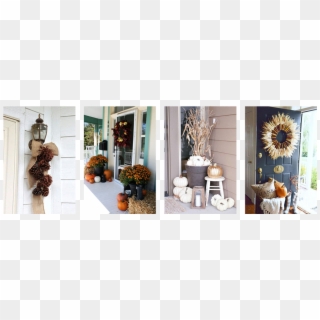 Diy Halloween Decorations For The Front Porch - Fall Front Door Clipart
