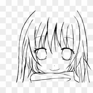 Anime Clipart Easy - Line Art Anime Easy - Png Download