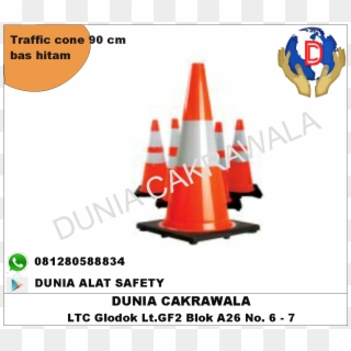 Sell Traffic Cone Cone Pvc Street 90 Cm Black Base - Road Safety Tips Clipart
