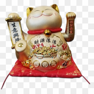 Maneki Neko Lucky Cat Decoration Fortune Cat- With - Figurine Clipart