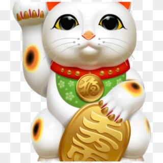 Lucky Cat Cliparts - Chinese Lucky Cat Png Transparent Png
