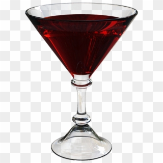 A Glass Of Red Wine Clear Glass Red Wine - Martini Glass Clipart