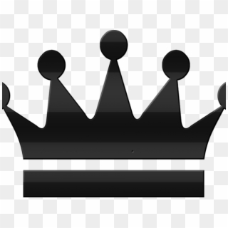 Corona Clipart Rey - King Queen Crown Silhouette - Png Download