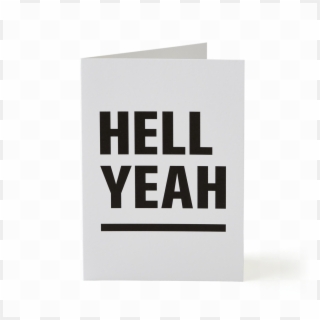 Hell Yeah Greeting Card - Greeting Card Clipart