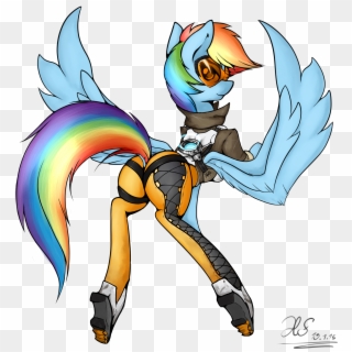 Ho7y5hoxx, Clothes, Goggles, Overwatch, Plot, Rainbow - Rainbow Dash Tracer Overwatch Clipart