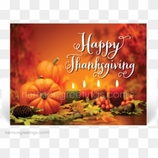 Traditional Happy Thanksgiving Postcards Clipart