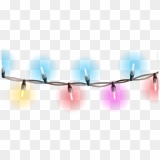 Christmas Lights Svg Black And White Download Transparent - Transparent Background Christmas Lights Png Clipart