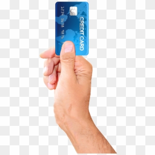 Hand Holding Credit Card Png - Vein Clipart