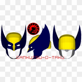 Mascara Wolverine Png - Wolverine Mask Pepakura Clipart