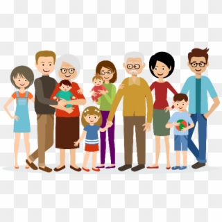 Free Png Download Big Family Animated Png Images Background - Big Family Clip Art Transparent Png