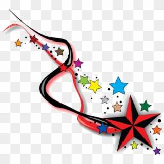 Shooting Star Clipart No Background - Png Tattoo Star Transparent Png