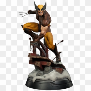 480 X 784 1 - Wolverine Brown Statue Clipart
