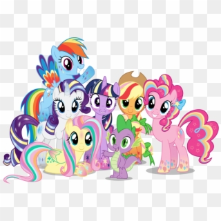 My Little Pony Movie Release Date Now October 6, - My Little Pony Mane 6 Clipart