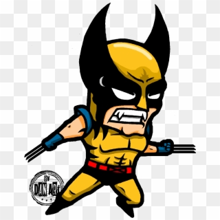 Clip Art Superhero Caricature - Caricatura Imagenes De Wolverine - Png Download