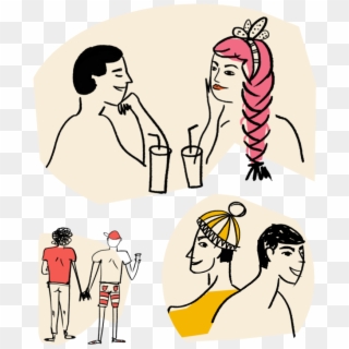 How And Where To Meet New People - Cartoon Clipart