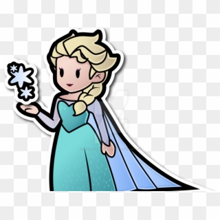 Disney Frozen Sparkle Princess Elsa , Png Download - Cartoon Clipart