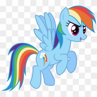 She Has The Abilities Of Speed And Clearing The Sky - My Little Pony Character Png Clipart