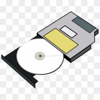 Free Clipart Slim Cd Drive Anonymous - Cd Rom Clipart - Png Download