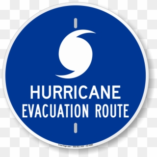 Zoom, Price, Buy - Hurricane Evacuation Route Signs Clipart