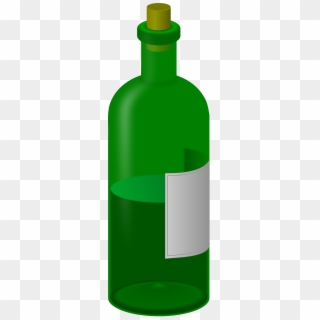 This Free Icons Png Design Of Wine Bottle With Label Clipart