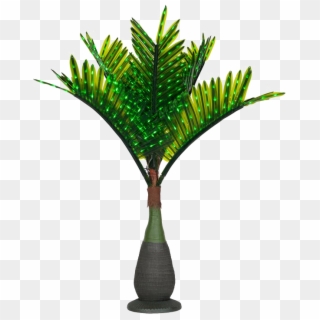 Palm Tree Free Png Image - Palm Tree With Lights Png Clipart
