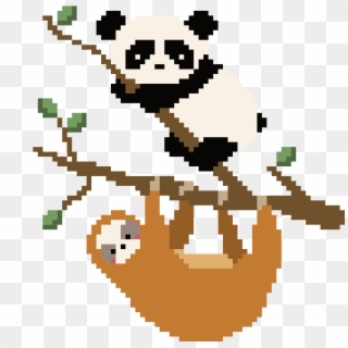 Claire Bear & Sammy Sloth - Cartoon Clipart